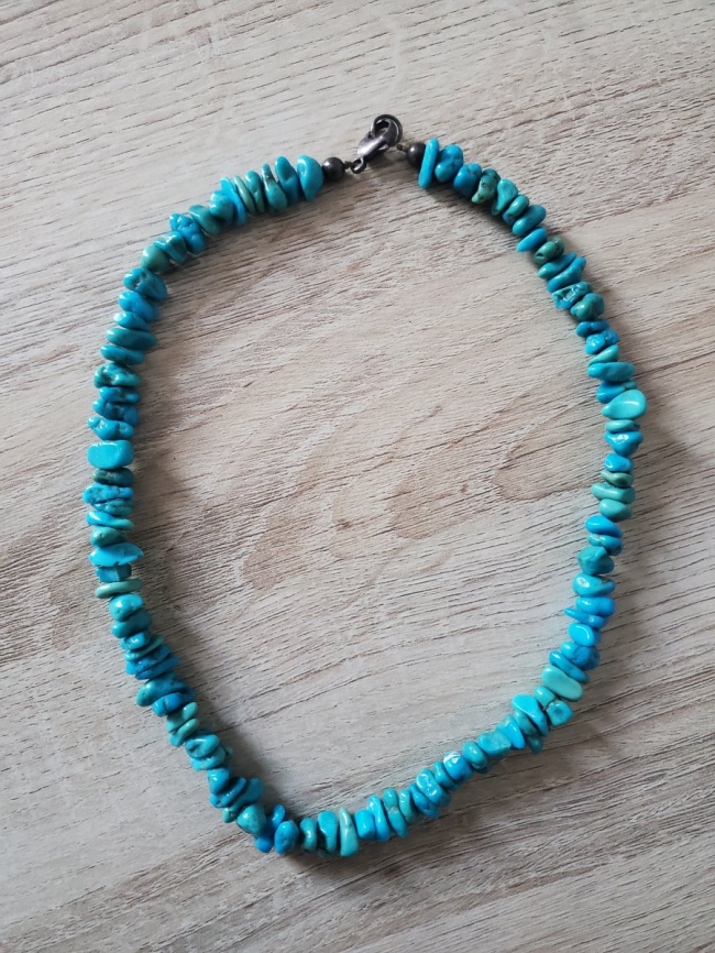 Collier – Turquoise Sleeping Beauty : Bleu Pur et Rare